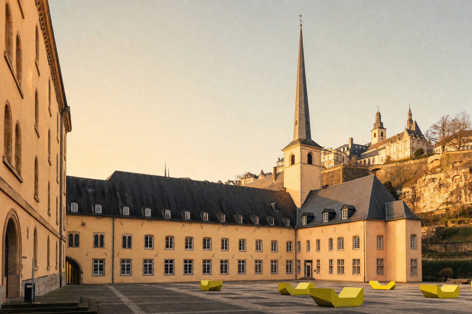 Exterior of Abbaye de Neumünster