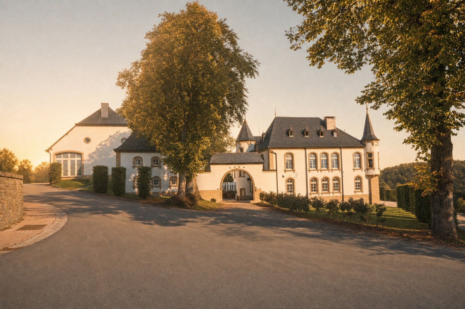 Exterior of Château d'Urspelt