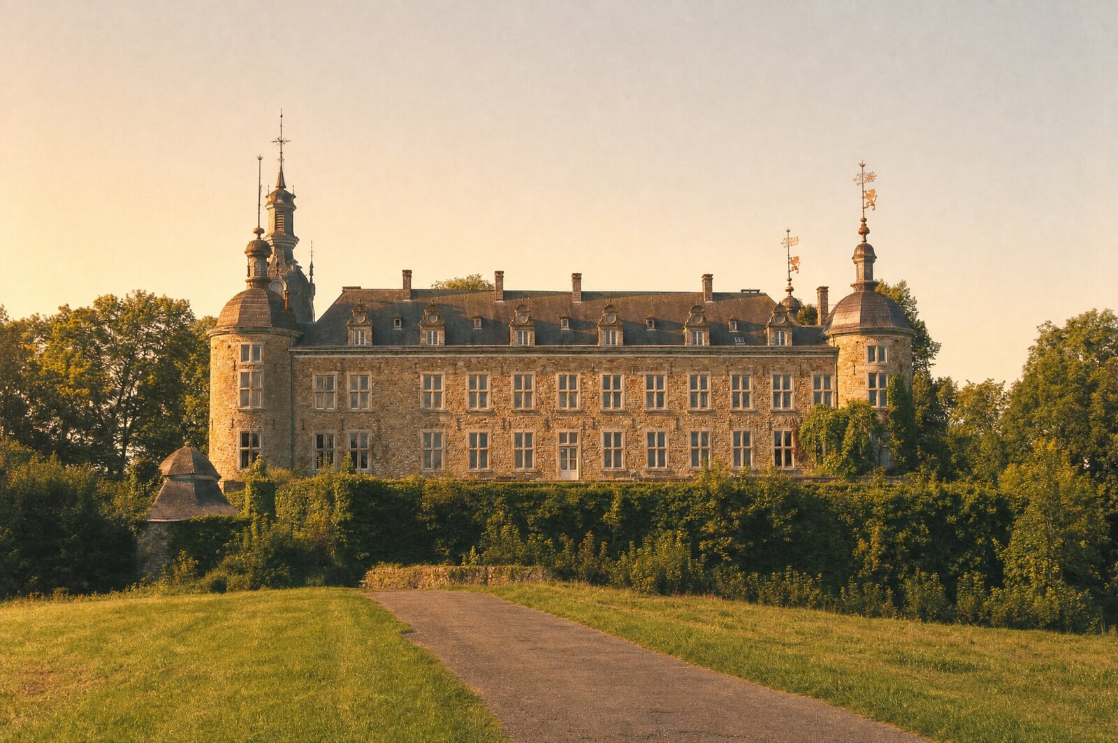 Château de Mirwart in the Belgian Ardennes