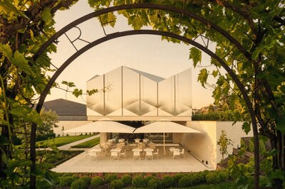 Domaine Claude Bentz winery estate exterior in the Moselle, Remich