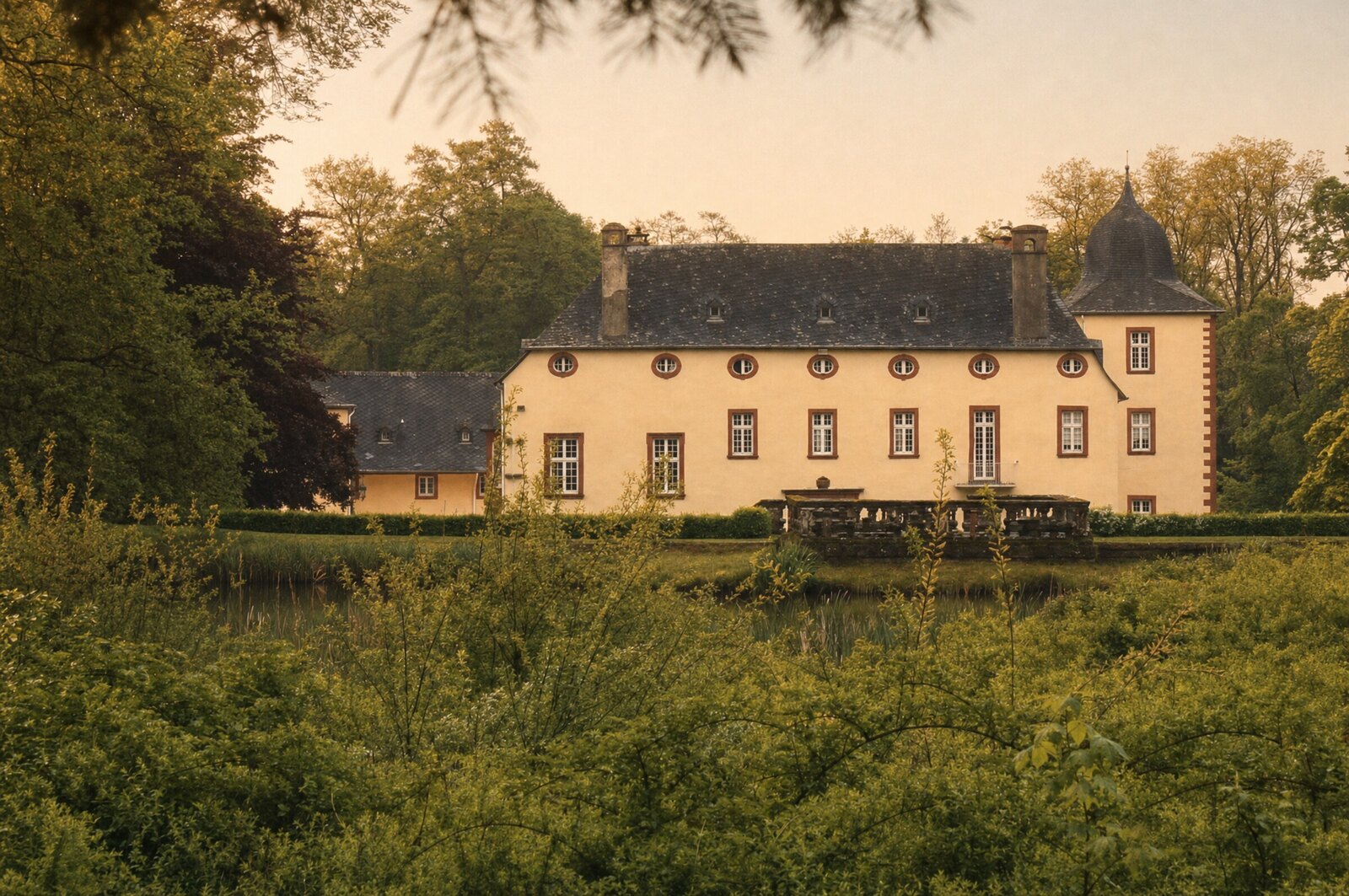 Schloss Föhren near Trier, seat of the Counts of Kesselstatt